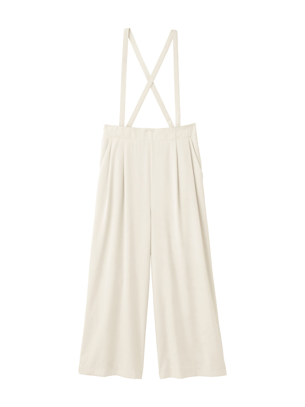 マタニティ パンツ|サスペンダー付きワイドパンツ　マタニティ・産後【出産後も長く使える】|オフ