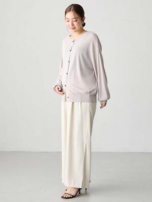 マタニティ パンツ|サスペンダー付きワイドパンツ　マタニティ・産後【出産後も長く使える】|オフ