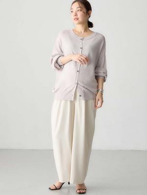 マタニティ パンツ|サスペンダー付きワイドパンツ　マタニティ・産後【出産後も長く使える】|オフ