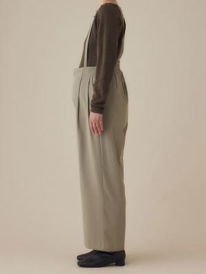 マタニティ パンツ|サスペンダー付きワイドパンツ　マタニティ・産後【出産後も長く使える】