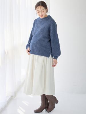 マタニティ スカート|ギャザースカート　マタニティ・産後【出産後も長く使える】|オフ