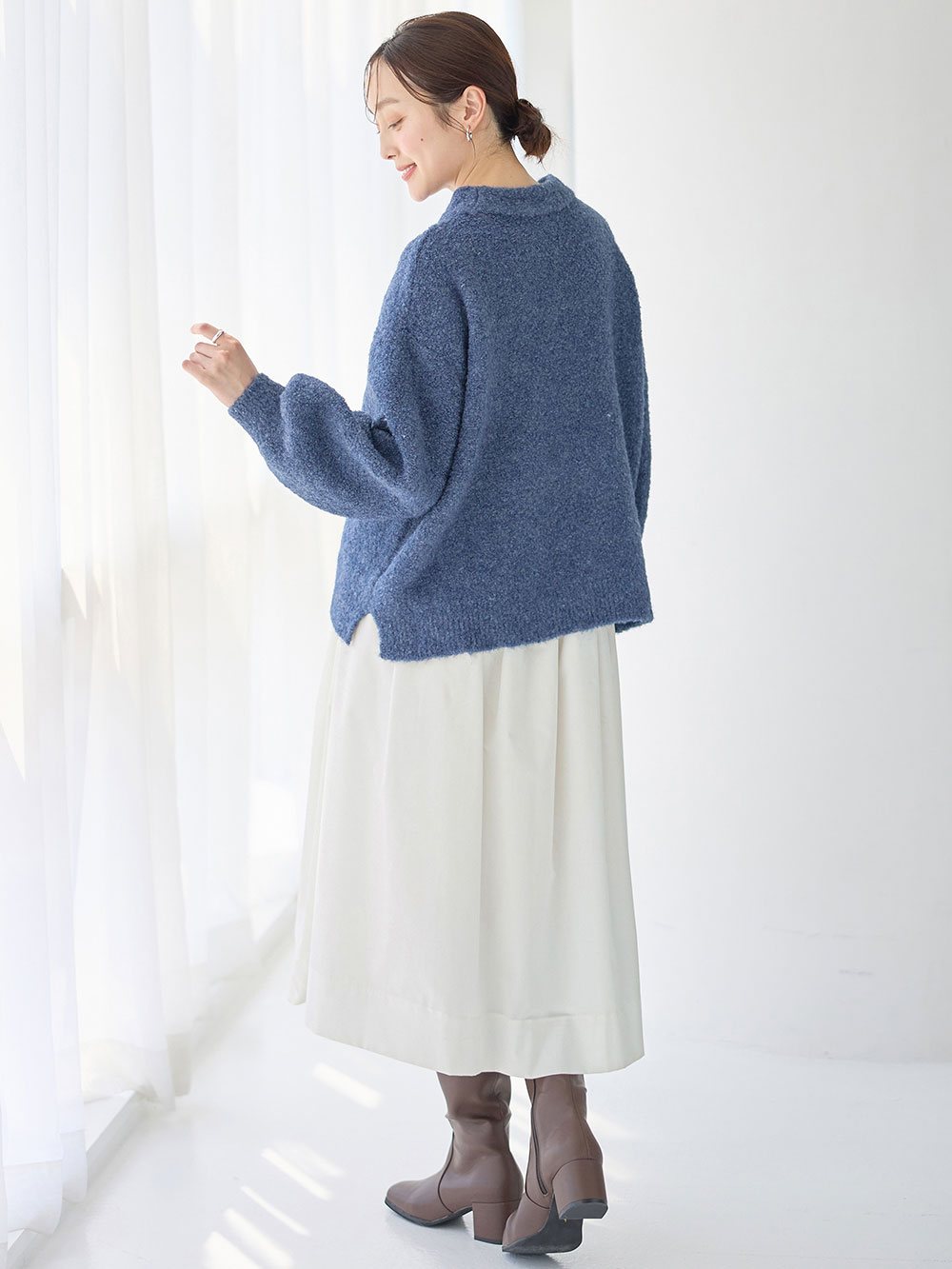 マタニティ スカート|ギャザースカート　マタニティ・産後【出産後も長く使える】|オフ