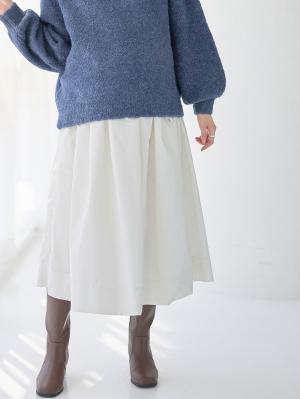 マタニティ スカート|ギャザースカート　マタニティ・産後【出産後も長く使える】|オフ