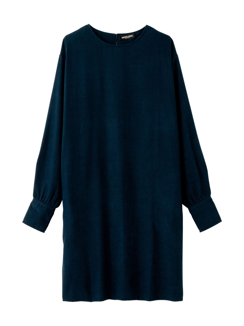 マタニティ ワンピース|微起毛ツイルミニワンピース　マタニティ・授乳服【出産後も長く使える】|ネイビー