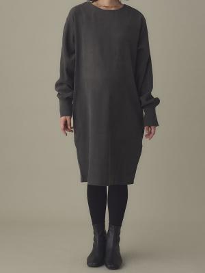 マタニティ ワンピース|微起毛ツイルミニワンピース　マタニティ・授乳服【出産後も長く使える】