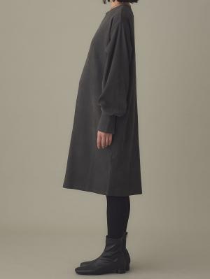 マタニティ ワンピース|微起毛ツイルミニワンピース　マタニティ・授乳服【出産後も長く使える】