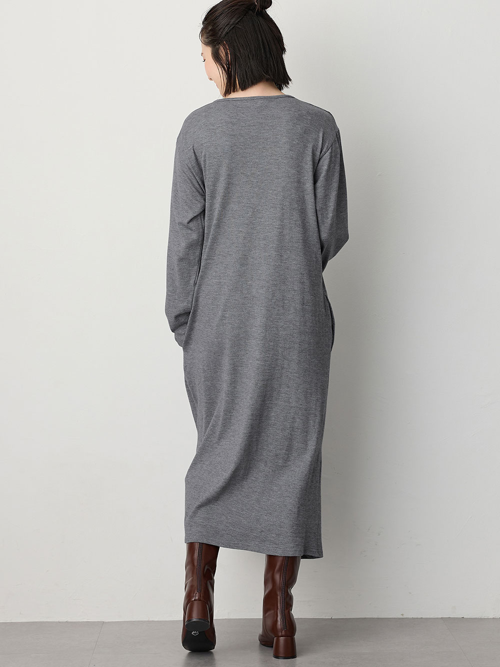 マタニティ ワンピース|レースワンピース×ニットソーワンピースセット　マタニティ・授乳服【出産後も長く使える】|アイボリー