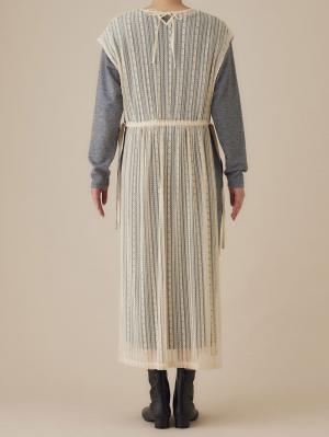 マタニティ ワンピース|レースワンピース×ニットソーワンピースセット　マタニティ・授乳服【出産後も長く使える】