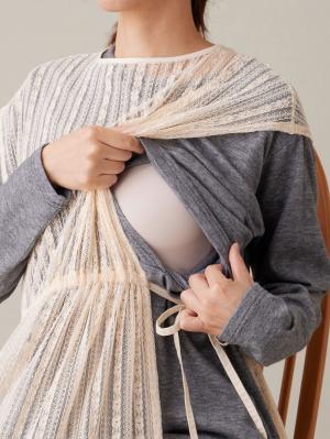マタニティ ワンピース|レースワンピース×ニットソーワンピースセット　マタニティ・授乳服【出産後も長く使える】