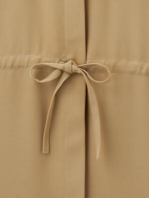 マタニティ ワンピース|羽織りにもなるフラップポケットワンピース　マタニティ・授乳服【出産後も長く使える】