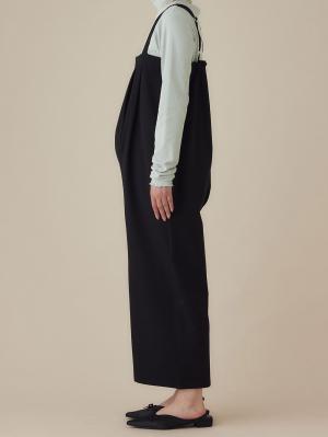 マタニティ パンツ|Wアジャスター付きオールインワン　マタニティ・授乳服【出産後も長く使える】