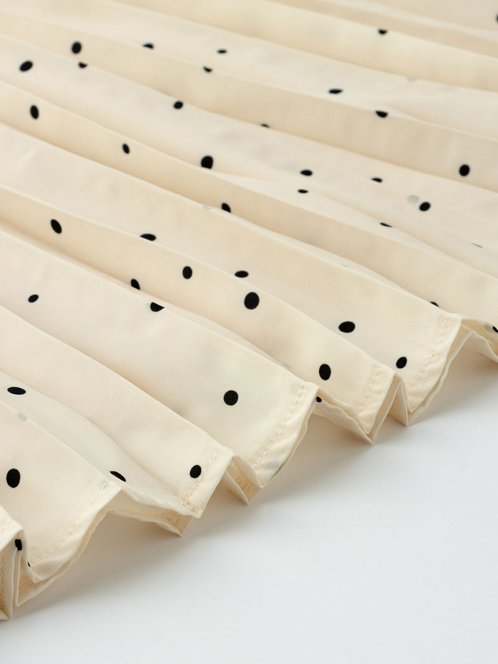 マタニティ スカート|ドット柄プリーツスカート　マタニティ・産後【出産後も長く使える】