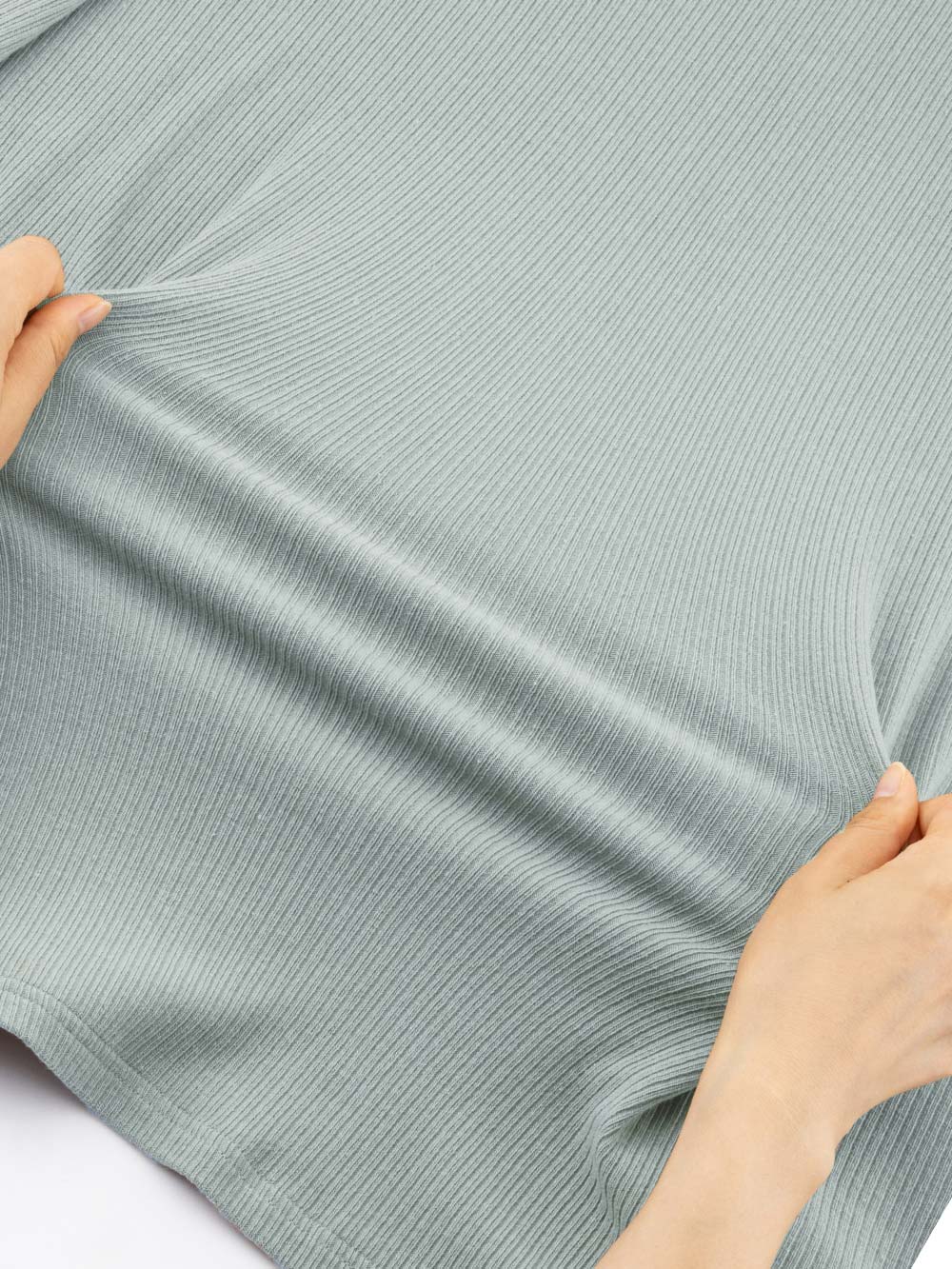 マタニティ パジャマ・ルームウェア|綿混長袖リブネグリジェ マタニティ・産後授乳パジャマ【出産後も長く使える】