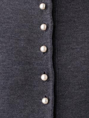 マタニティ ワンピース|パールボタンワンピース　マタニティ・授乳服【出産後も長く使える】