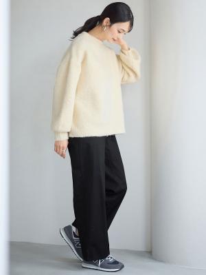 マタニティ トップス|ブークレーニット　マタニティ・授乳服【出産後も長く使える】|オフ