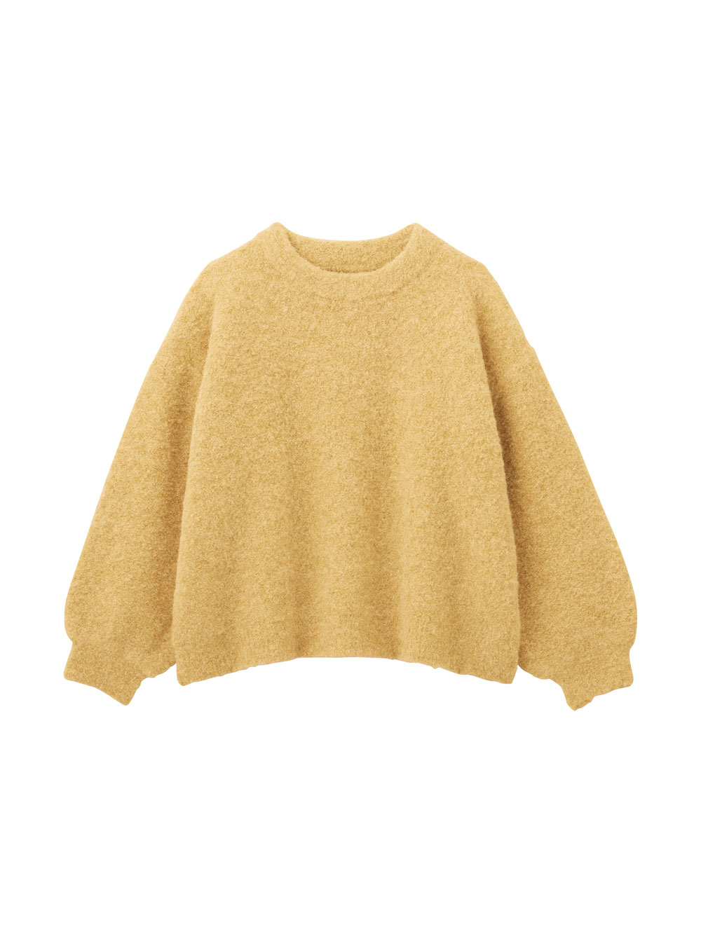 マタニティ トップス|ブークレーニット　マタニティ・授乳服【出産後も長く使える】|イエロー