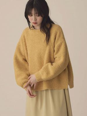 マタニティ トップス|ブークレーニット　マタニティ・授乳服【出産後も長く使える】|イエロー