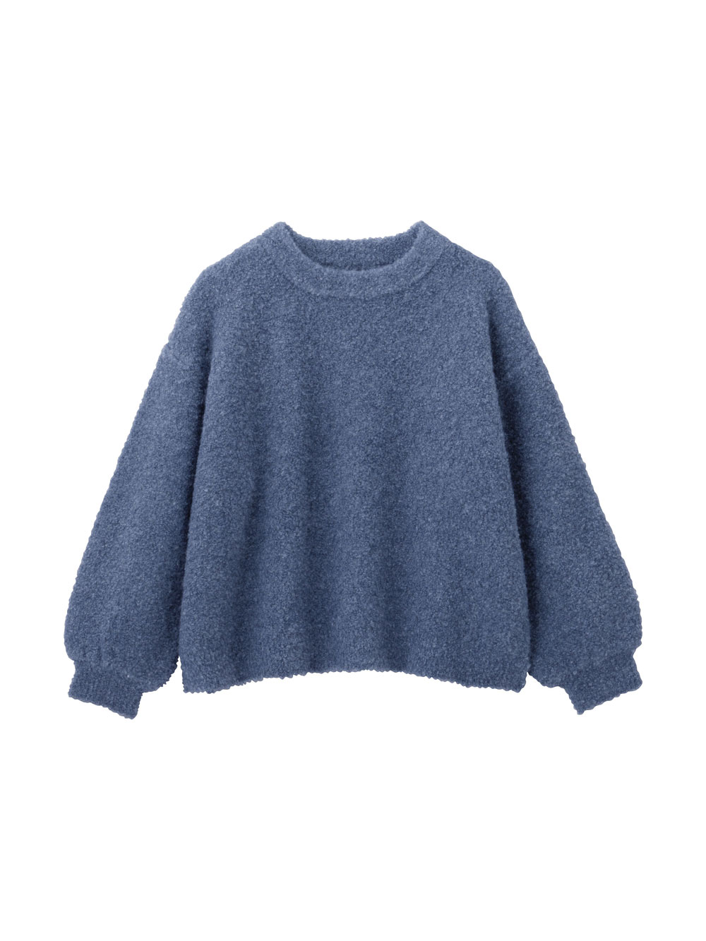 マタニティ トップス|ブークレーニット　マタニティ・授乳服【出産後も長く使える】|ブルー