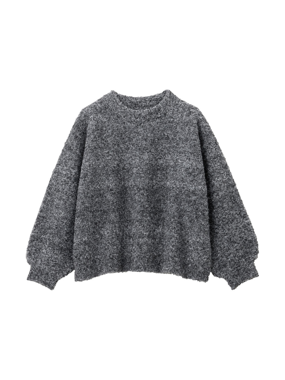 マタニティ トップス|ブークレーニット　マタニティ・授乳服【出産後も長く使える】|グレー