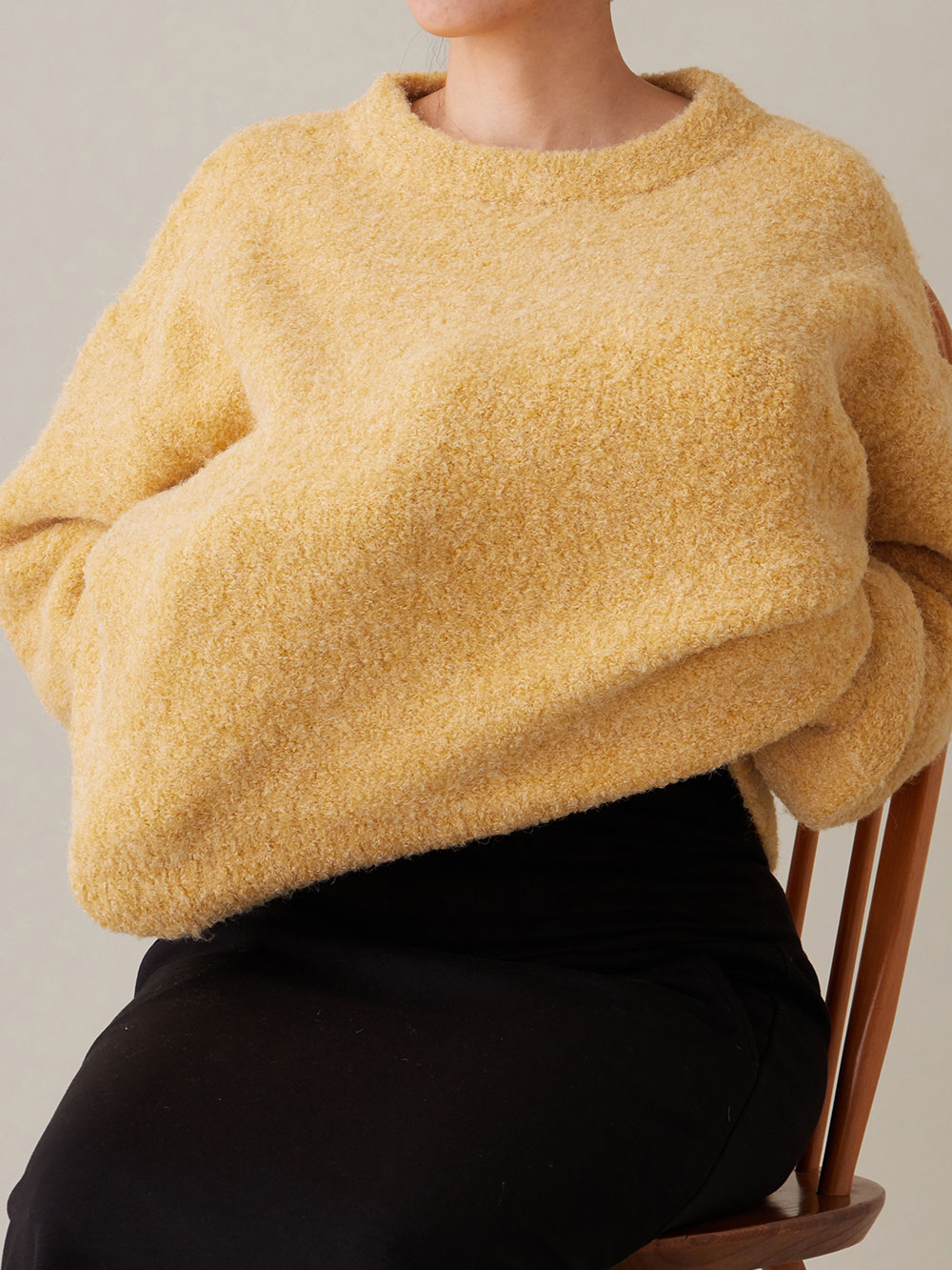 マタニティ トップス|ブークレーニット　マタニティ・授乳服【出産後も長く使える】