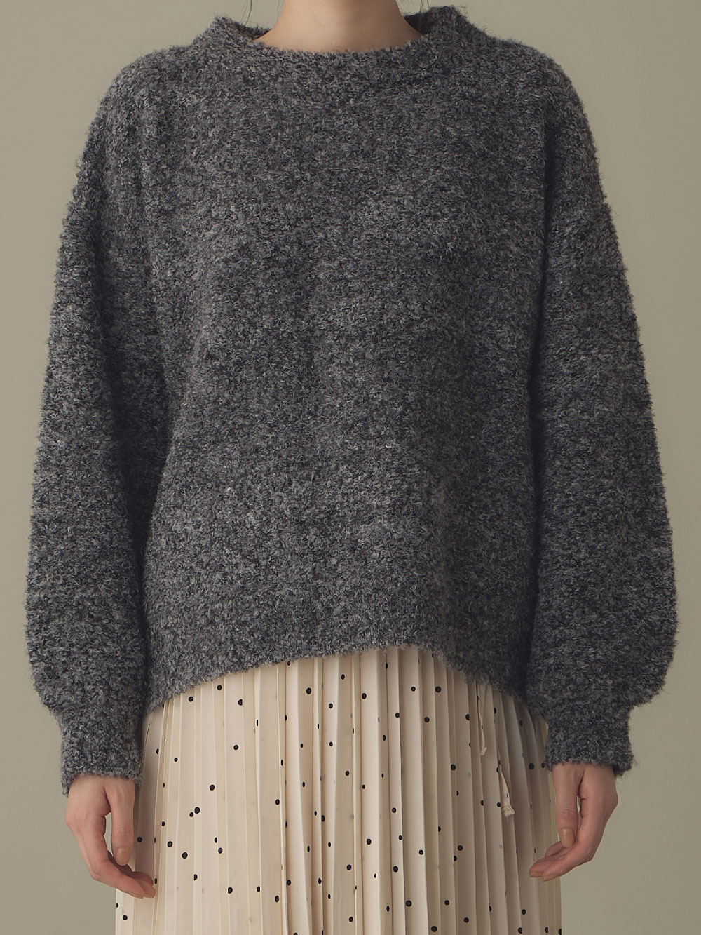 マタニティ トップス|ブークレーニット　マタニティ・授乳服【出産後も長く使える】