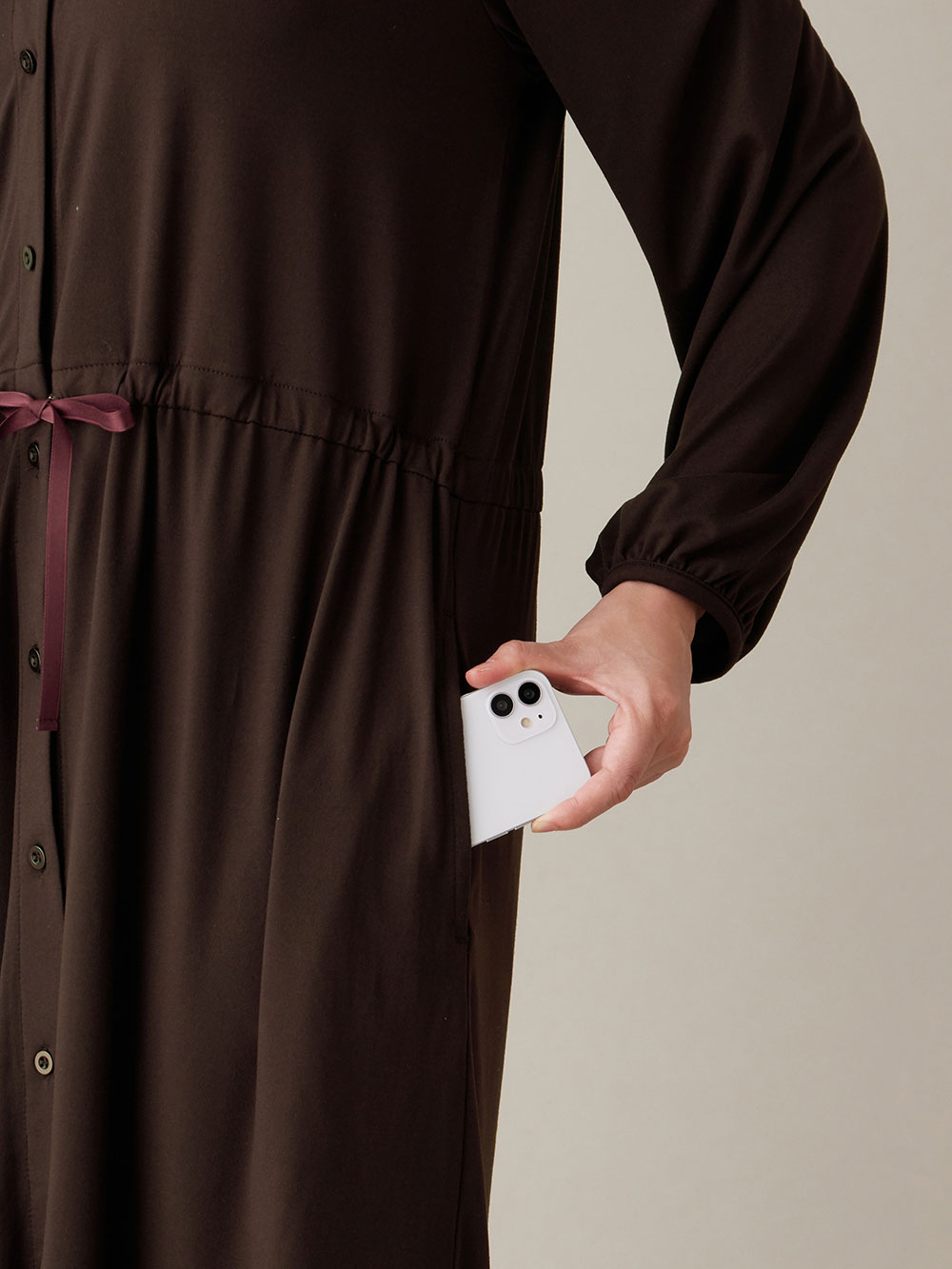 マタニティ パジャマ・ルームウェア|しっとり感触ウエスト切替ワンピース＆産後も使えるパンツパジャマ　マタニティ・授乳パジャマ【出産後も長く使える】