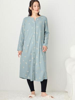 スムース素材ティータイムモチーフネグリジェ　マタニティ・産後授乳服【出産後も長く使える】Rosemadame（ローズマダム）10478