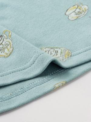 マタニティ パジャマ・ルームウェア|スムース素材ティータイムモチーフネグリジェ　マタニティ・産後授乳服【出産後も長く使える】Rosemadame（ローズマダム）