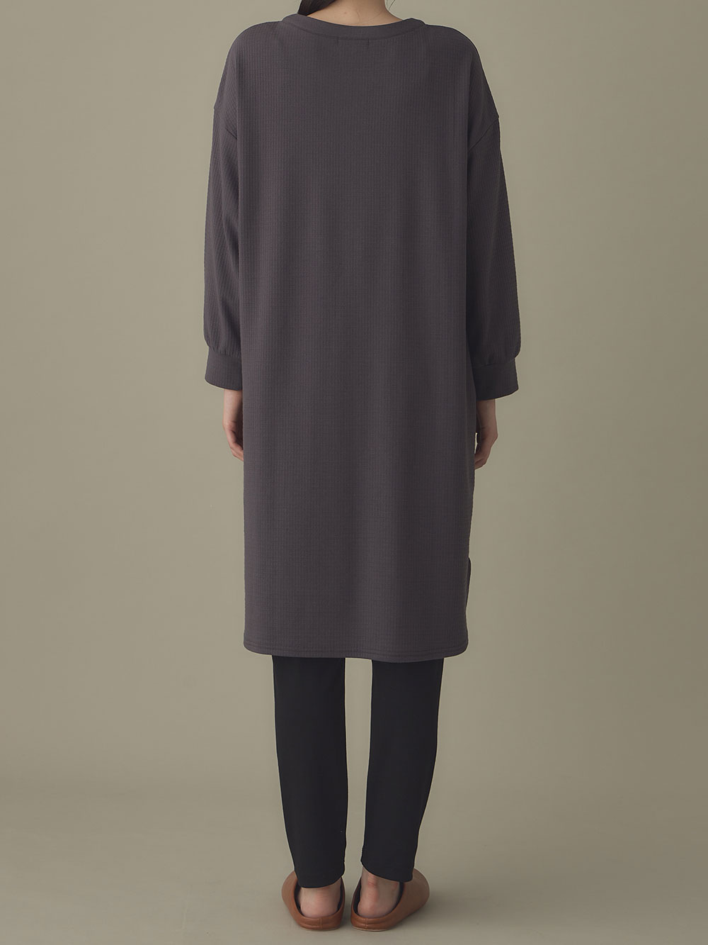 マタニティ パジャマ・ルームウェア|ワッフルフェイス裏起毛×スムースパジャマ　マタニティ・産後授乳服【出産後も長く使える】Rosemadame（ローズマダム）