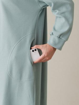 マタニティ パジャマ・ルームウェア|ワッフルフェイス裏起毛×スムースパジャマ　マタニティ・産後授乳服【出産後も長く使える】Rosemadame（ローズマダム）