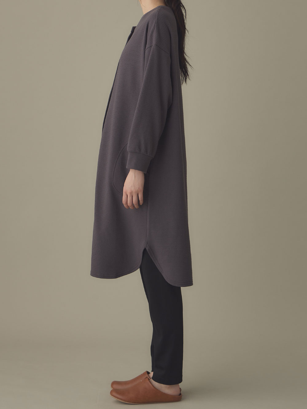 マタニティ パジャマ・ルームウェア|ワッフルフェイス裏起毛×スムースパジャマ　マタニティ・産後授乳服【出産後も長く使える】Rosemadame（ローズマダム）