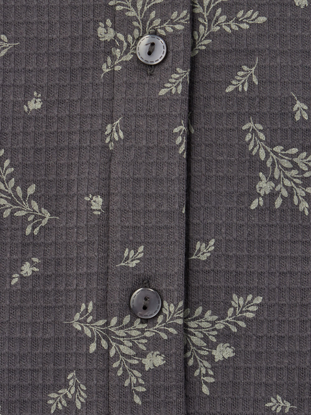 マタニティ パジャマ・ルームウェア|ワッフルフェイス裏起毛花柄ネグリジェ　マタニティ・産後授乳服【出産後も長く使える】Rosemadame（ローズマダム）