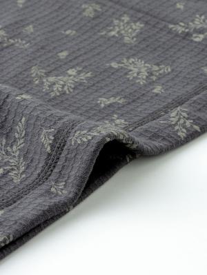 マタニティ パジャマ・ルームウェア|ワッフルフェイス裏起毛花柄ネグリジェ　マタニティ・産後授乳服【出産後も長く使える】Rosemadame（ローズマダム）