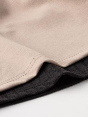 マタニティ ワンピース|プルパーカー×リブスカートドッキングワンピース マタニティ・産後授乳服【出産後も長く使える】Rosemadame(ローズマダム)