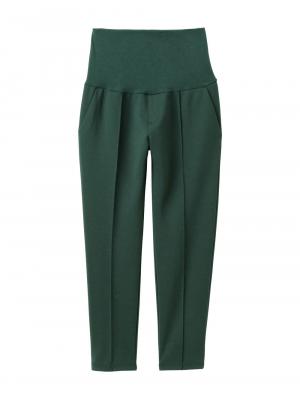 マタニティ パンツ|ダンボールテーパードパンツ マタニティ・産後【出産後も長く使える】Rosemadame(ローズマダム)|グリーン