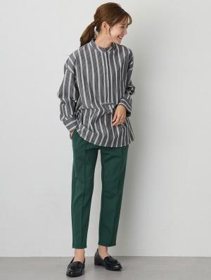 マタニティ パンツ|ダンボールテーパードパンツ マタニティ・産後【出産後も長く使える】Rosemadame(ローズマダム)|グリーン