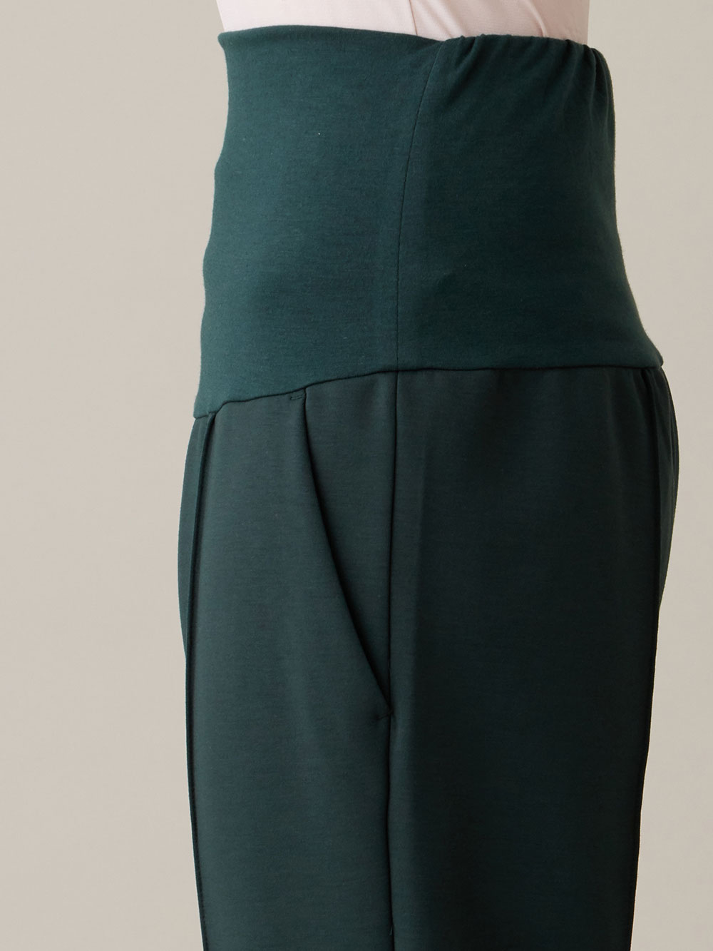 マタニティ パンツ|ダンボールテーパードパンツ マタニティ・産後【出産後も長く使える】Rosemadame(ローズマダム)