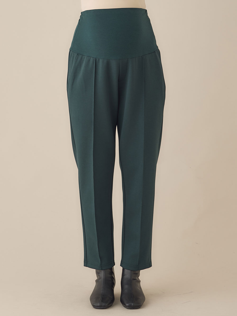 マタニティ パンツ|ダンボールテーパードパンツ マタニティ・産後【出産後も長く使える】Rosemadame(ローズマダム)