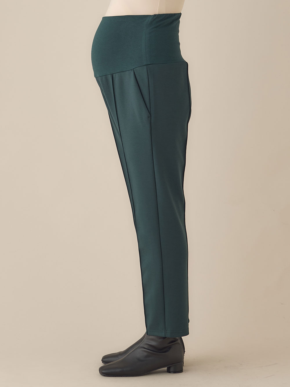 マタニティ パンツ|ダンボールテーパードパンツ マタニティ・産後【出産後も長く使える】Rosemadame(ローズマダム)