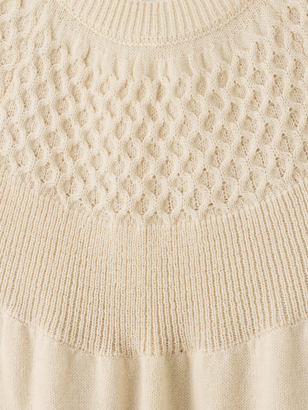 マタニティ トップス|ニットジャガードチュニック　マタニティ・産後授乳服【出産後も長く使える】Rosemadame（ローズマダム）