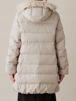 マタニティ アウター(コート)・ママコート|マットタフタ ダウンママコート マタニティ・産後授乳服【出産後も長く使える】Rosemadame(ローズマダム)