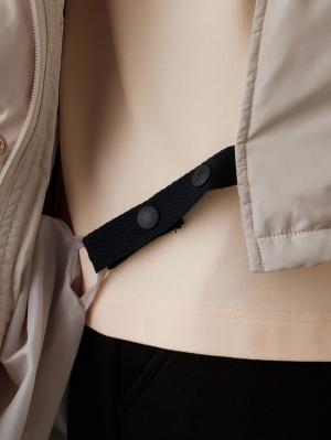 マタニティ アウター(コート)・ママコート|マットタフタ ダウンママコート マタニティ・産後授乳服【出産後も長く使える】Rosemadame(ローズマダム)