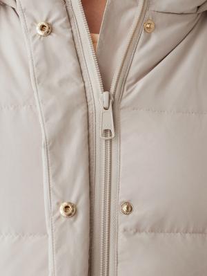 マタニティ アウター(コート)・ママコート|マットタフタ ダウンママコート マタニティ・産後授乳服【出産後も長く使える】Rosemadame(ローズマダム)