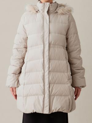 マタニティ アウター(コート)・ママコート|マットタフタ ダウンママコート マタニティ・産後授乳服【出産後も長く使える】Rosemadame(ローズマダム)