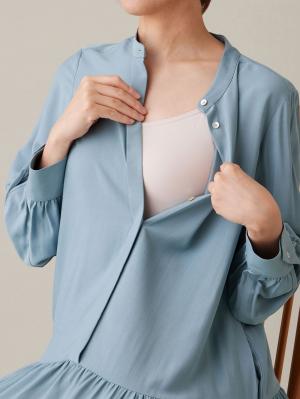 マタニティ ワンピース|ローウエストワンピース　マタニティ・産後授乳服【出産後も長く使える】