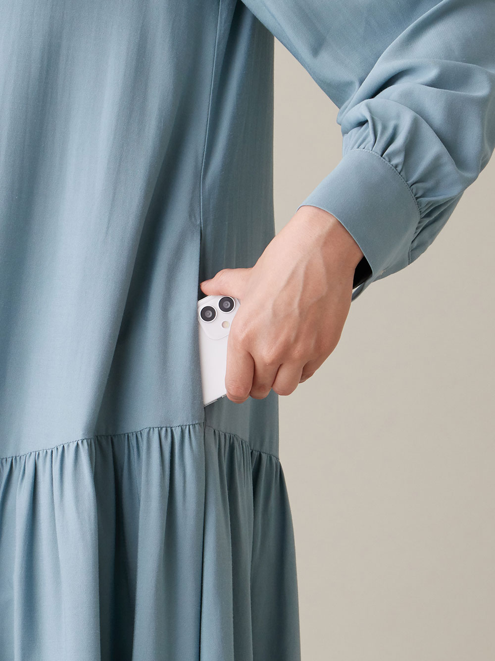 マタニティ ワンピース|ローウエストワンピース　マタニティ・産後授乳服【出産後も長く使える】