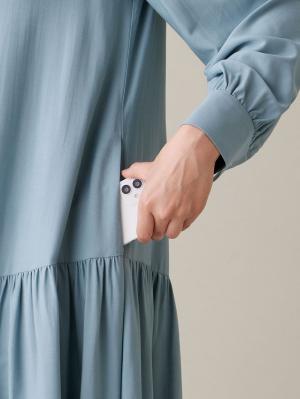 マタニティ ワンピース|ローウエストワンピース　マタニティ・産後授乳服【出産後も長く使える】