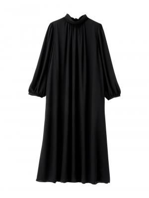 シフォンロングワンピース　マタニティ・産後授乳服【出産後も長く使える】 10491