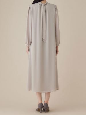 マタニティ ワンピース|シフォンロングワンピース　マタニティ・産後授乳服【出産後も長く使える】