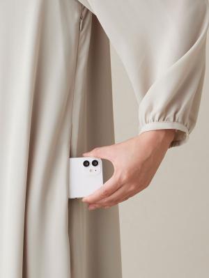 マタニティ ワンピース|シフォンロングワンピース　マタニティ・産後授乳服【出産後も長く使える】